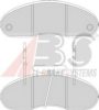 A.B.S. 36877 Brake Pad Set, disc brake